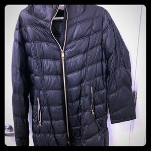 Calvin Klein hooded packable down puffer coat
